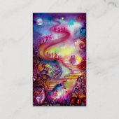 TUIN VAN DE VERLOREN SCHADUWEN, MAGISCHE TRAP Rood Visitekaartje (Achterkant)