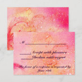 TUIN VAN DE VERLOREN SCHADUWEN / MAGISCHE VLINDER  RSVP KAARTJE (Voorkant / Achterkant)