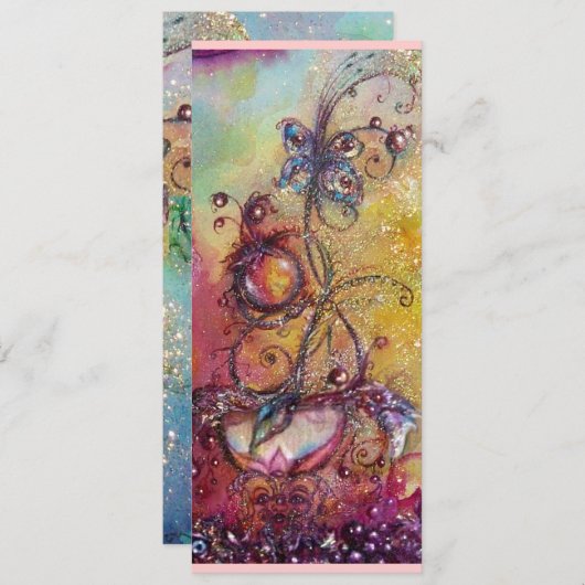 TUIN VAN DE VERLOREN SCHADUWEN -MAGISCHE VLINDERPL AANKONDIGING (Voorkant / Achterkant)