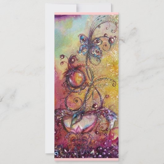 TUIN VAN DE VERLOREN SCHADUWEN -MAGISCHE VLINDERPL AANKONDIGING (Voorkant)