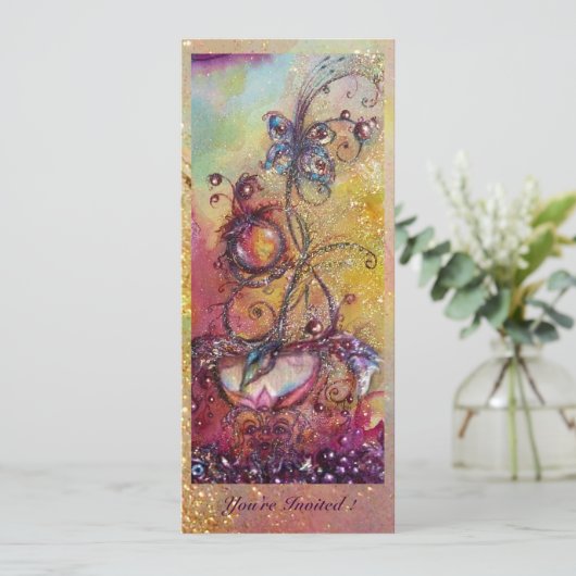 TUIN VAN DE VERLOREN SCHADUWEN -MAGISCHE VLINDERPL KAART (Staand voorkant)