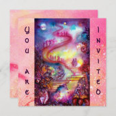 TUIN VAN DE VERLOREN SCHADUWEN / MYSTIC STAIRS KAART (Voorkant / Achterkant)