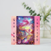 TUIN VAN DE VERLOREN SCHADUWEN / MYSTIC STAIRS KAART (Staand voorkant)