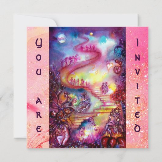 TUIN VAN DE VERLOREN SCHADUWEN / MYSTIC STAIRS KAART (Voorkant)