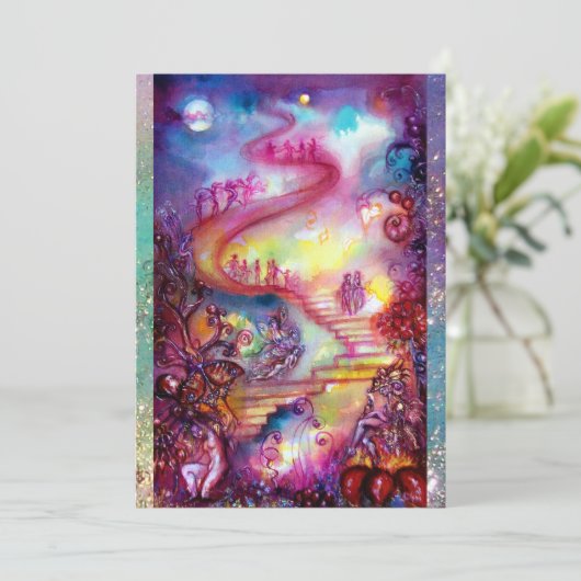 TUIN VAN DE VERLOREN SCHADUWEN / MYSTICKE TRAP AANKONDIGING (Staand voorkant)