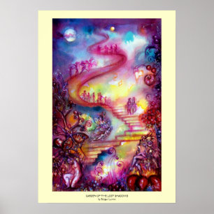 TUIN VAN DE VERLOREN SCHADUWEN / MYSTICKE TRAPPEN POSTER