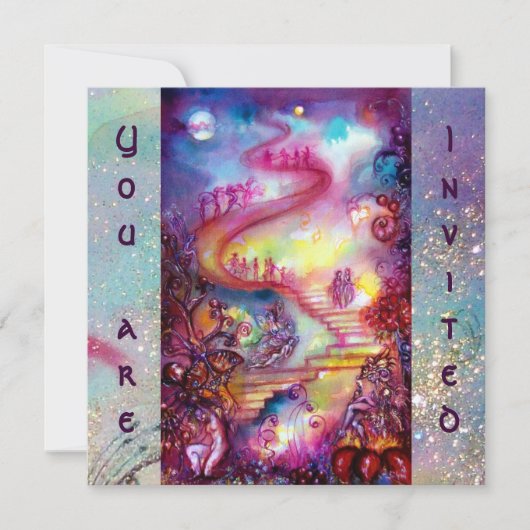 TUIN VAN DE VERLOREN SCHADUWEN -MYSTIEKE TRAP KAART (Voorkant)