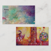 TUIN VAN DE VERLOREN SCHADUWEN / RIDDER EN FEE BLA VISITEKAARTJE (Voorkant / Achterkant)