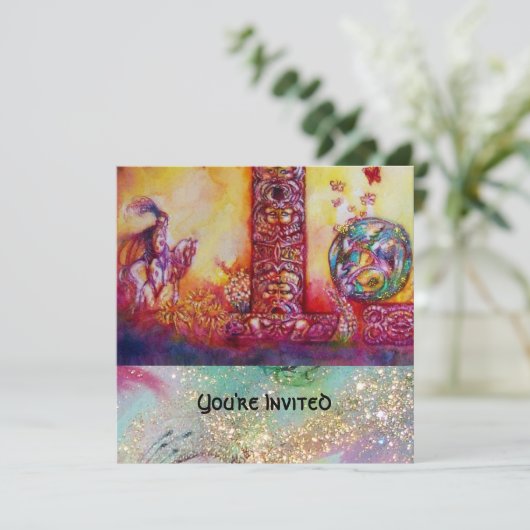 TUIN VAN DE VERLOREN SCHADUWEN - RIDDER EN PAARD KAART (Staand voorkant)