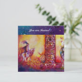 TUIN VAN DE VERLOREN SCHADUWEN - RIDDER EN PAARD KAART (Staand voorkant)