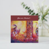 TUIN VAN DE VERLOREN SCHADUWEN - RIDDER EN PAARD KAART (Staand voorkant)