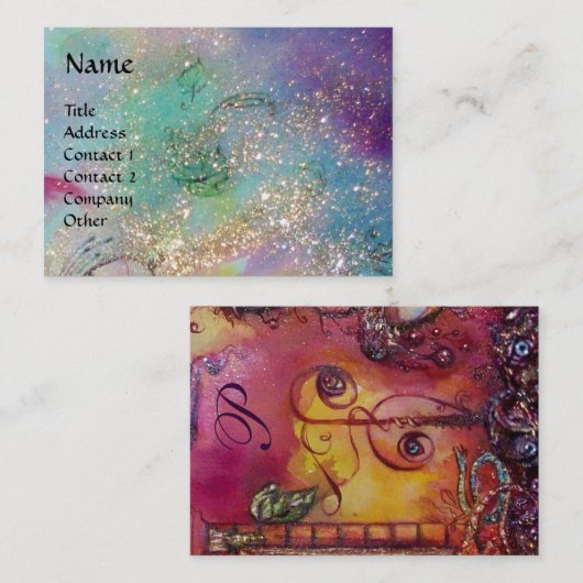 TUIN VAN DE VERLOREN SCHADUWEN, SLANGEN EN MAGISCH VISITEKAARTJE (Voorkant / Achterkant)