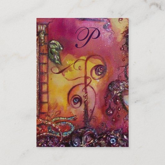 TUIN VAN DE VERLOREN SCHADUWEN, SLANGEN EN MAGISCH VISITEKAARTJE (Achterkant)