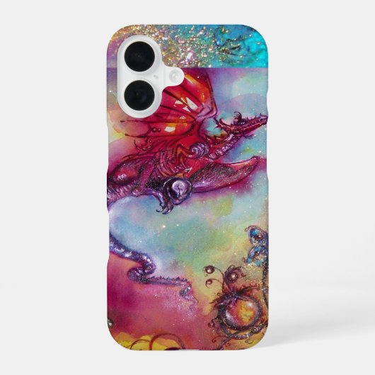 TUIN VAN DE VERLOREN SCHADUWEN / VLIEGENDE RODE D iPhone 16 HOESJE (Achterkant)