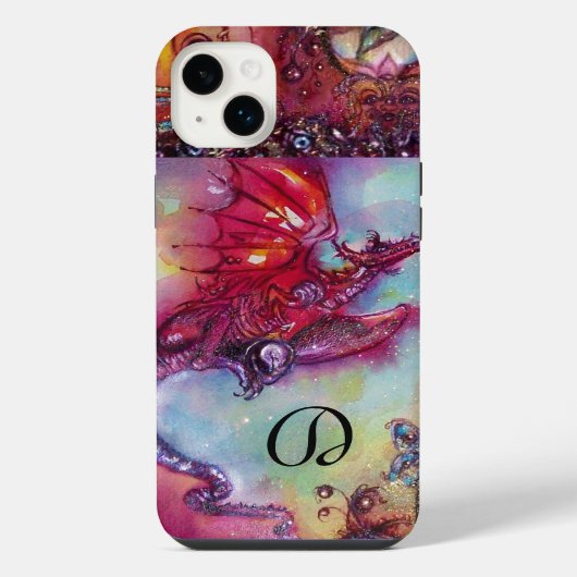 TUIN VAN DE VERLOREN SCHADUWEN / VLIEGENDE RODE DR iPhone HOESJE (Achterkant)