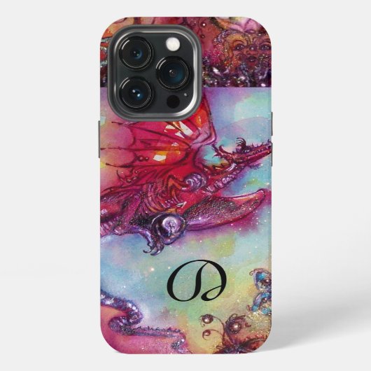 TUIN VAN DE VERLOREN SCHADUWEN / VLIEGENDE RODE DR iPhone HOESJE (Achterkant)