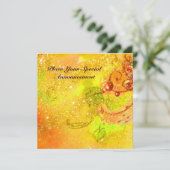 TUIN VAN DE VERLOREN SCHADUWEN / VLINDER MONOGRAM AANKONDIGING (Staand voorkant)