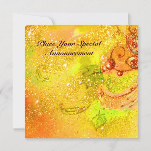 TUIN VAN DE VERLOREN SCHADUWEN / VLINDER MONOGRAM AANKONDIGING (Voorkant)