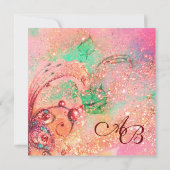 TUIN VAN DE VERLOREN SCHADUWEN / VLINDER MONOGRAM AANKONDIGING (Achterkant)