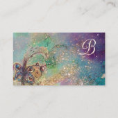 TUIN VAN DE VERLOREN SCHADUWEN VLINDER MONOGRAM BL VISITEKAARTJE (Achterkant)