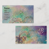 TUIN VAN DE VERLOREN SCHADUWEN VLINDER MONOGRAM BL VISITEKAARTJE (Voorkant / Achterkant)