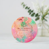 TUIN VAN DE VERLOREN SCHADUWEN / VLINDER MONOGRAM KAART (Staand voorkant)