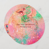 TUIN VAN DE VERLOREN SCHADUWEN / VLINDER MONOGRAM KAART (Voorkant / Achterkant)