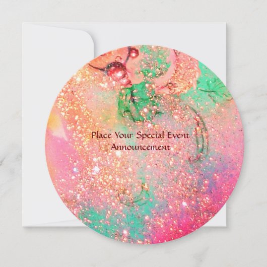 TUIN VAN DE VERLOREN SCHADUWEN / VLINDER MONOGRAM KAART (Voorkant)