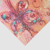 TUIN VAN DE VERLOREN SCHADUWEN - VLINDER PLANT Roz Tissuepapier (Detail)