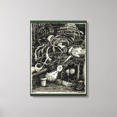 Tuin van de waanzin canvas afdruk (Voorkant)