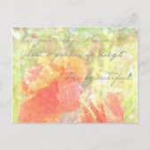 Tuin van Delight Poppies Briefkaart (Voorkant)