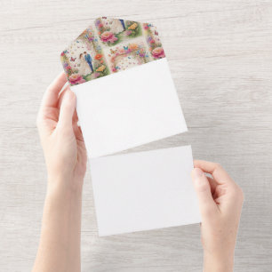 Tuin van dromen - Liefde in volle bloei All In One Uitnodiging