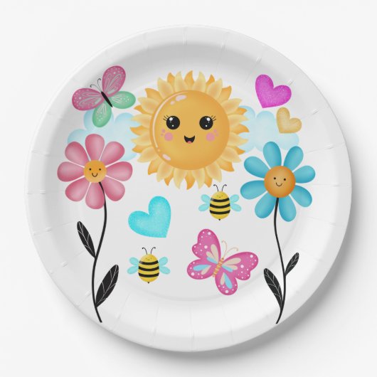 Tuin van Droom  Papieren Bordje (Voorkant)