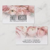 Tuin van Eden | bloemstuk | bloemist Visitekaartje (Voorkant / Achterkant)