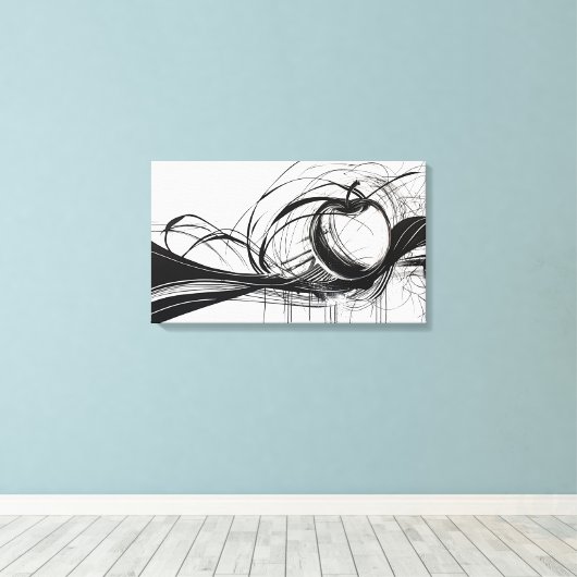 Tuin van Eden: Chaos Canvas Afdruk (Insitu (Houten vloer))