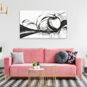 Tuin van Eden: Chaos Canvas Afdruk (Insitu (Woonkamer))