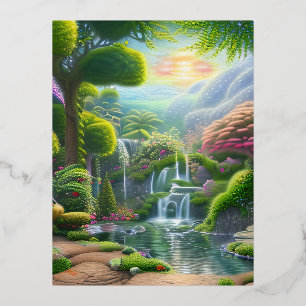 Tuin van Eden Folie Feestdagen Briefkaart