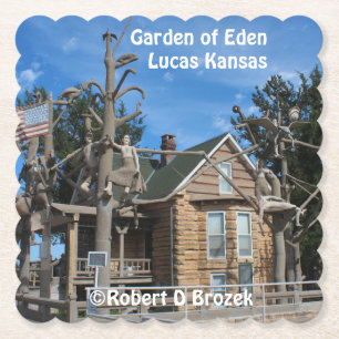 Tuin van Eden Lucas Kansas Kartonnen Onderzetters
