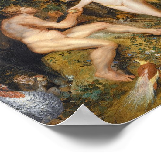 Tuin van Eden met de Herfst Poster (Hoek)