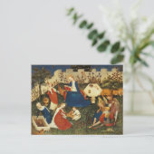 Tuin van Eden middeleeuwse kunstenaar Briefkaart (Staand voorkant)
