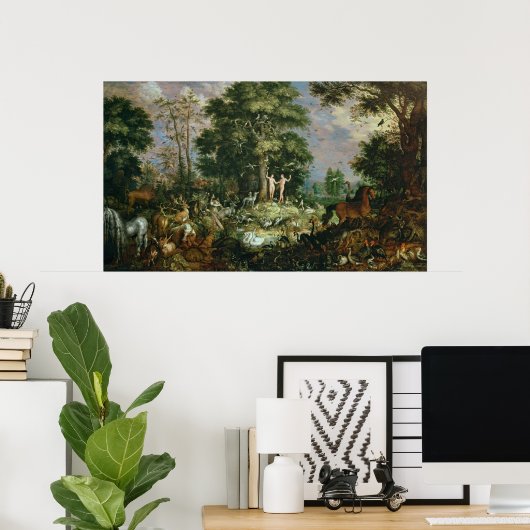 Tuin van Eden Poster (Thuiskantoor)