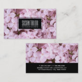 Tuin van Eden | Prachtige Bloemen, Zwarte Lijst Visitekaartje (Voorkant / Achterkant)