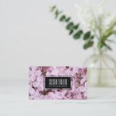 Tuin van Eden | Prachtige Bloemen, Zwarte Lijst Visitekaartje (Staand voorkant)