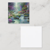 Tuin van Eden Vierkante Visitekaartje (Voorkant / Achterkant)