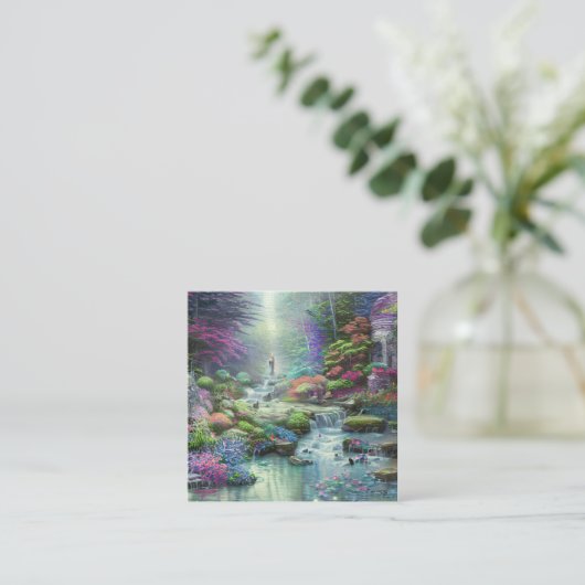 Tuin van Eden Vierkante Visitekaartje (Staand voorkant)