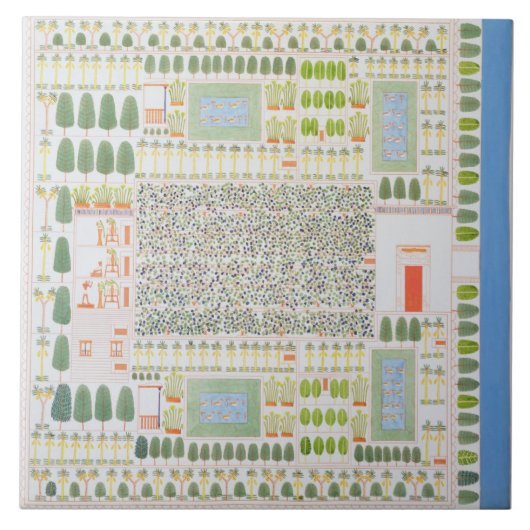 Tuin van een hoge ranking Egyptische directeur, va Tegeltje (Voorkant)