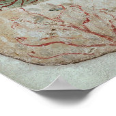 Tuin van een privéterrein met een sieroog poster (Hoek)