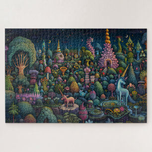 Tuin van Eenhoorn Wonder Puzzel