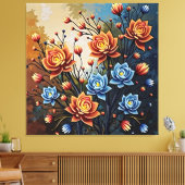 Tuin van Eeuwige Lichten Canvas Afdruk (Insitu (Woonkamer))