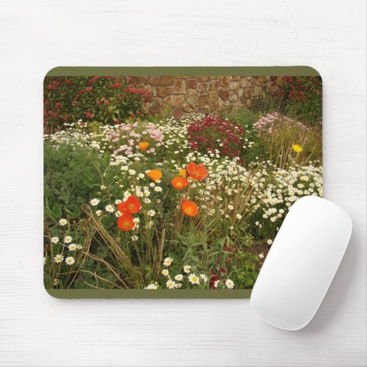 Tuin van Flowers Mousepad Muismat (Met muis)